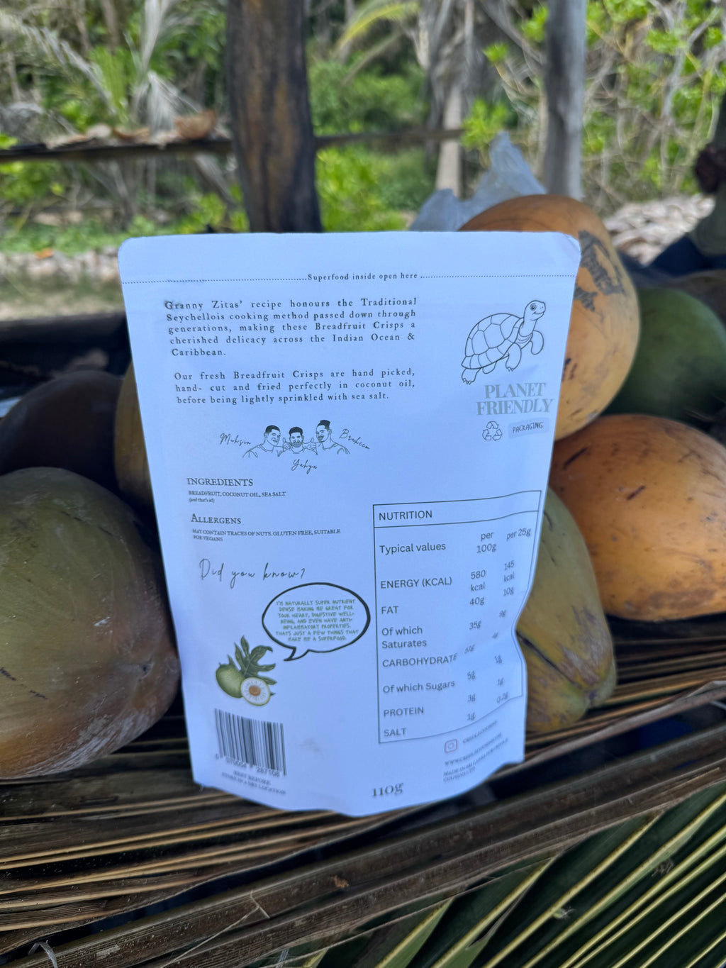 Creole Cousins Breadfruit Crisps